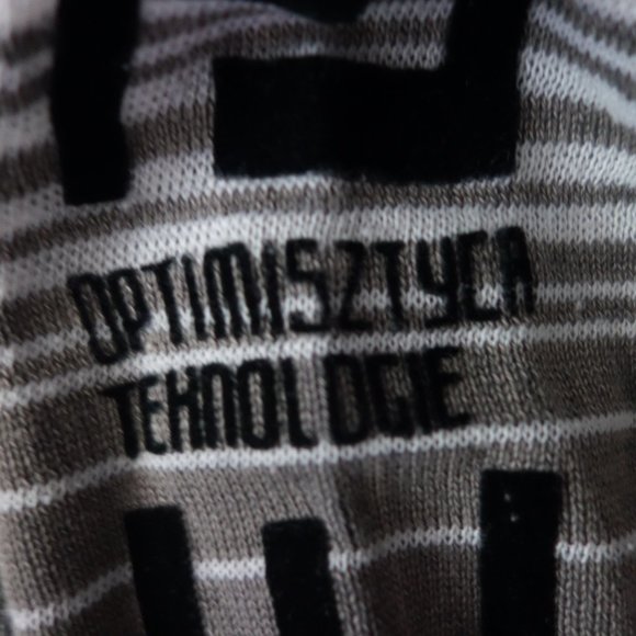 Diesel 55 DSL Optiisziyca Teknologie Light Material Zip Up Sweater Size M - Picture 8 of 15